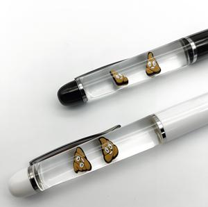 Custom Logo 3D Creative Poop Floating Ballpoint <strong>Pen</strong> Promotional Novelty Oil Floating <strong>Pen</strong> <strong>Gift</strong> <strong>Pen</strong>
