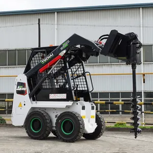 Wholesale S35 Electric Skid Steer Loader With Mini Wheel Multifunction Backhoe Loader Attachment For Various Loading Needs