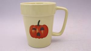 <span class=keywords><strong>Tasse</strong></span> à eau minérale en céramique en grès rose sur le thème d'Halloween - Product Image 3