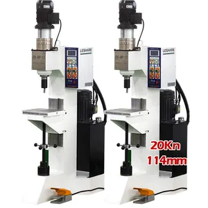 Customize 24kn 42kn Infinitely Hydraulic Roller Automatic Feed Orbital Riveting Machine For Solid Rivet