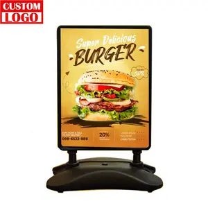 Outdoor Banner With Stable Base Heavy Duty Poster Stand Coffee Store Promotional Advertising Base Stable
