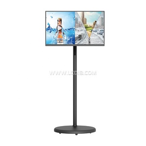 IPS di chuyển pin-<span class=keywords><strong>Powered</strong></span> tầng màn hình cảm ứng kiosk 21.5 23.8 27 32 inch Thông Minh Kỹ thuật số biển TV màn hình cảm ứng chơi game màn hình - Product Image 3
