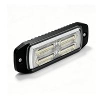 Feu de signalisation stroboscopique LED ambre grand angle 180 degrés pour calandre, 10-30V CC, IP65, montage en surface, lampe clignotante d'urgence