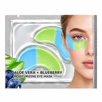 Masque Hydrogel Contour des Yeux Anti-Rides et Éclaircissant à la Squalane Hydratante – Personnalisation en Petites Séries avec Votre Logo