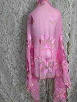 Longue écharpe abaya en coton à motif floral respirant exquis en vente en gros Hijab islamique de Dubaï coloré pour femmes musulmanes africaines