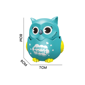 Bemay Toy Press <span class=keywords><strong>and</strong></span> <span class=keywords><strong>Go</strong></span> Toys Cabeza de rotación de 360 grados Animal Cute Cartoon Press Sliding Owl Toy para niños - Product Image 6