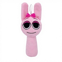 Poupée en peluche en coton en gros avec rembourrage en coton PP, taille 20 cm, pour accessoires de jeu
