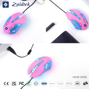 Souris de jeu mécanique filaire RGB pour FPS, 3600 DPI, USB, orientation pour droitier, clic silencieux et module de réglage du poids - Product Image 6