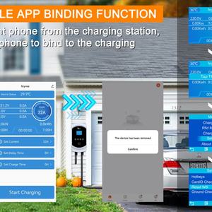 Cargador para Vehículos Eléctricos CCS de 22kW, Estación de Carga Rápida de 32A, Nueva WallBox para Uso Doméstico - Product Image 6