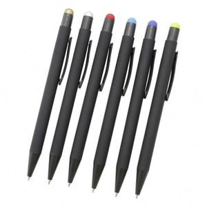Promotional Logo Printed 1.0 Mm Writing Width Metal Ballpoint Multi-<b>Color</b> Advertising Gift Rubber Grip for Stylus <b>Pen</b> - Product Image 1