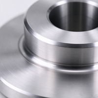 Adaptateur de montage de tuyau hydraulique en aluminium avec bride en acier inoxydable usinée CNC de précision sur mesure, pièces mécaniques OEM