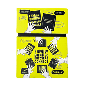 Cartes à Jouer Personnalisées Écologiques pour Jeu de Société Familial avec Conversation Personnalisée pour Fêtes et Utilisation en Intérieur - Product Image 6