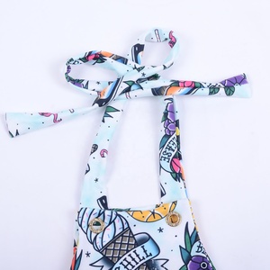 Combinaison d'été tricotée respirante pour bébé, personnalisable avec logo, imprimé perles coquillages, pour fille - Product Image 5
