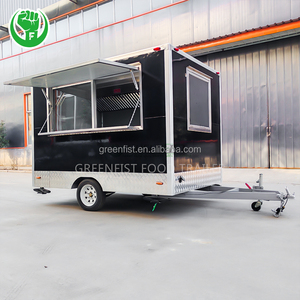 Mobile Food Trailer with Working Stainless Steel Rust Resistant Snack & Hotdog Service Customizable Outdoor Use - Product Image 4