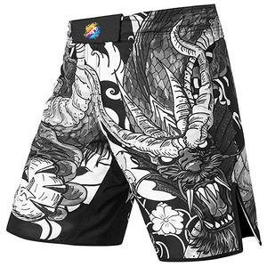กางเกง MMA ชาย พิมพ์ลายแบบ Sublimation โพลีเอสเตอร์ 100% 220 กรัม - Product Image 4
