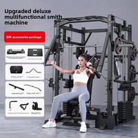 Station multifonctionnelle Tout-en-un Smith Machine Équipement d'entraînement complet Équipement de musculation de salle de sport