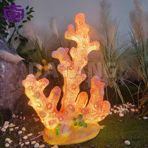 Guirlandes lumineuses LED corail pour l'affichage en extérieur pour Noël Jardin Bord de mer Place Resort Créer une ambiance de vacances enchanteur - Product Image 4