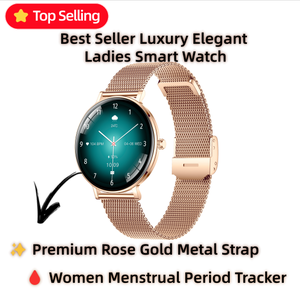 Montre connectée I232 pour femmes, écran tactile complet, cadran personnalisé, fréquence cardiaque 24H, SpO2, pression artérielle, moniteur de sommeil, montre de fitness - Product Image 6