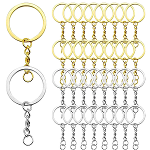 Mosquetones para llaveros y argollas de conexión, accesorios para la creación de colgantes DIY - Product Image 2