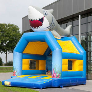 Nuovo Design <span class=keywords><strong>Castello</strong></span> Gonfiabile a Forma di Pesce Moonwalk in Vendita - Product Image 2