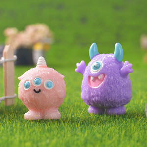 Ingrosso, piccolo mostro con un corno carino, Micro-paesaggio, ornamenti da giardinaggio vari modelli personalizzati in resina, <span class=keywords><strong>piccoli</strong></span> accessori - Product Image 2
