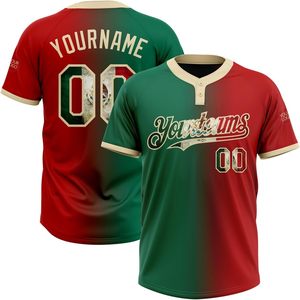 เสื้อซอฟต์บอล FOXA แบบสั่งทำพิเศษ ปักลายแบบซับลิเมชั่น คอเสื้อเบสบอล ระบายเหงื่อได้ดี สำหรับทุกเพศ ทุกวัย ชุดยูนิฟอร์มทีม - Product Image 1