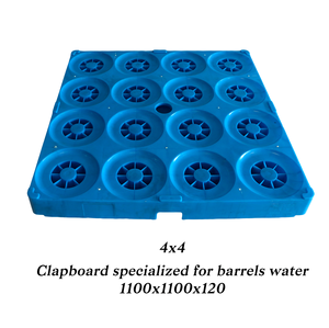 Palettes en plastique pour bouteilles <span class=keywords><strong>d</strong></span>'eau <span class=keywords><strong>de</strong></span> 5 gallons, entrée 4 voies, <span class=keywords><strong>palette</strong></span> euro, recyclée, robuste, écologique, à <span class=keywords><strong>prix</strong></span> avantageux - Product Image 1
