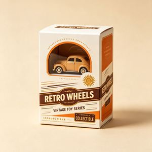 White Eco-Friendly Recyclable Rigid Box with Clear Window and Magnetic Closure for Collectible Toy Figures-<b>Blind</b> Box Packaging - Product Image 6