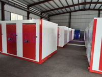 Matériau en acier Conteneur mobile pliable et empilable préfabriqué Stockage portable Unités de stockage Conteneurs d'expédition