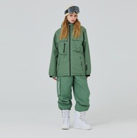 Nouvelle combinaison de ski imperméable coupe-vent pour sports de plein air, chaude, pour femmes et hommes, respirante, pour le ski et le snowboard, ensemble pantalon et veste