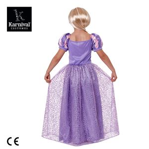 ODM seluruh penjualan Halloween TV & Film terinspirasi kostum putri untuk anak perempuan peri Rapunzel berdandan pakaian untuk anak-anak - Product Image 4