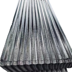 SGCC Z80 tôle de couverture pailletée régulière toles d'acier ondulées galvanisées tôle ondulée - Product Image 1