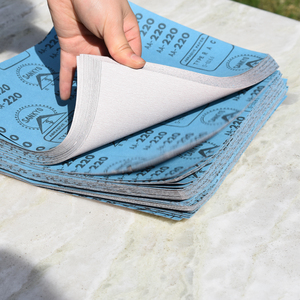 Papel de <span class=keywords><strong>Lija</strong></span> Abrasivo Impermeable de Óxido de Aluminio al por Mayor, <span class=keywords><strong>Precio</strong></span> de Fábrica, para Pulido de Superficies Industriales - Product Image 2