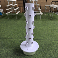 Peralatan Tanam Sayuran Keluarga AGG Factory Direct Soilless Cultivation Pineapple Tower, Peralatan Tanam Hidroponik 5-11 Lapis