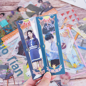 PVC transparente personalizado Kpop Photocard billete transparente Tarot tarjeta película tira hecha de papel de arte para la colección de fans - Product Image 4