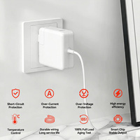 OEM / ODM 60W Pengisi Daya Laptop Magnetik T-Tip Adaptor Daya Dinding untuk MacBook Pro 13 Inch Retina OEM Grosir Pabrik Langsung