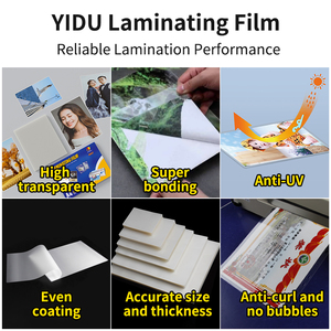 ซองเคลือบบัตรกันรังสียูวี YIDU ขนาด A4 A3 ฟิล์มเคลือบเงา PET ป้องกันรังสียูวี สำหรับป้ายกลางแจ้ง - Product Image 2