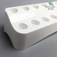 Support de tubes coniques de centrifugation Bioland à 15/25 trous pour tubes de 5 ml/15 ml/50 ml, autoclavable, en polypropylène, fournitures de laboratoire