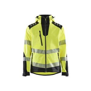 BLAKLADER - 449125133399M <b>Hi</b>-<b>Vis</b> <b>Softshell</b> <b>jacket</b> Yellow/Black - EAN 7330509690611 <b>HI</b>-<b>VIS</b> WORKWEAR - Product Image 1