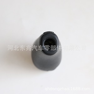 Peugeot Car Gear <b>Knob</b> DZ10-Q50 Black Leather Electroplated Carbon Fiber Cap Ergonomic <b>Shift</b> Lever - Product Image 3