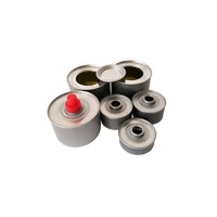 Vente en gros de bidons en étain de 250 g à un trou pour carburant liquide alcoolisé vide, durée de combustion de 4 heures