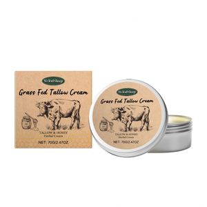 Woodsleep Großhandel OEM 70G Grass Fed Talg & Honig creme Pflegende feuchtigkeit spendende feuchtigkeit spendende Haut Erweichende Körper feuchtigkeit creme - Product Image 1