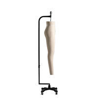Mannequin de couture ajustable en mousse, buste inférieur féminin, support de présentation suspendu