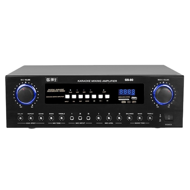 KYYSLB 80W*2 4-16 Ohm Sound Amplifiers Speaker Professional High-power Home Theater Karaoke Audio KTV Subwoofer Amplifier