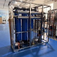 Système de purification d'eau RO commercial LEVAO 500LPH, machine d'osmose inverse, prétraitement au sable et au charbon pour les aliments et les boissons