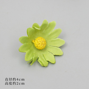 Têtes de fleurs de marguerites artificielles en soie, 3 cm de haut, simulation réaliste, décoration intérieure, accessoires de mariage - Product Image 6