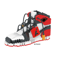 Personnalisez vos propres blocs de construction, ensemble de jouets OEM ODM, conception idée-produit, marque privée, cadeau de vacances, briques, blocs de chaussures de basket-ball