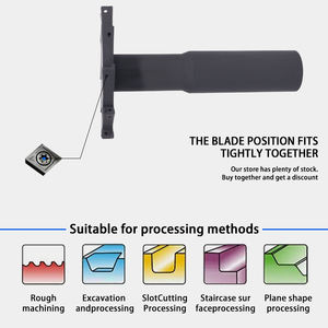 Fresa de ranurado industrial CNC para ranuras en T, herramienta de ranurado MTS, fresa lateral de acero, fresa de metal CNC controlable, recubierta, OEM - Product Image 3