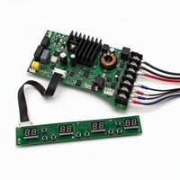 Carte mère de cuisinière électrique 4 brûleurs, sortie multi-relais, protection contre la surchauffe et la surintensité, PCB de cuisine commerciale conforme RoHS