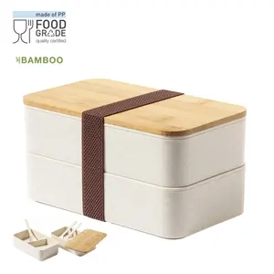 PP bamboo <b>lunchbox</b> 1.4L sustainable merchandising - Product Image 1